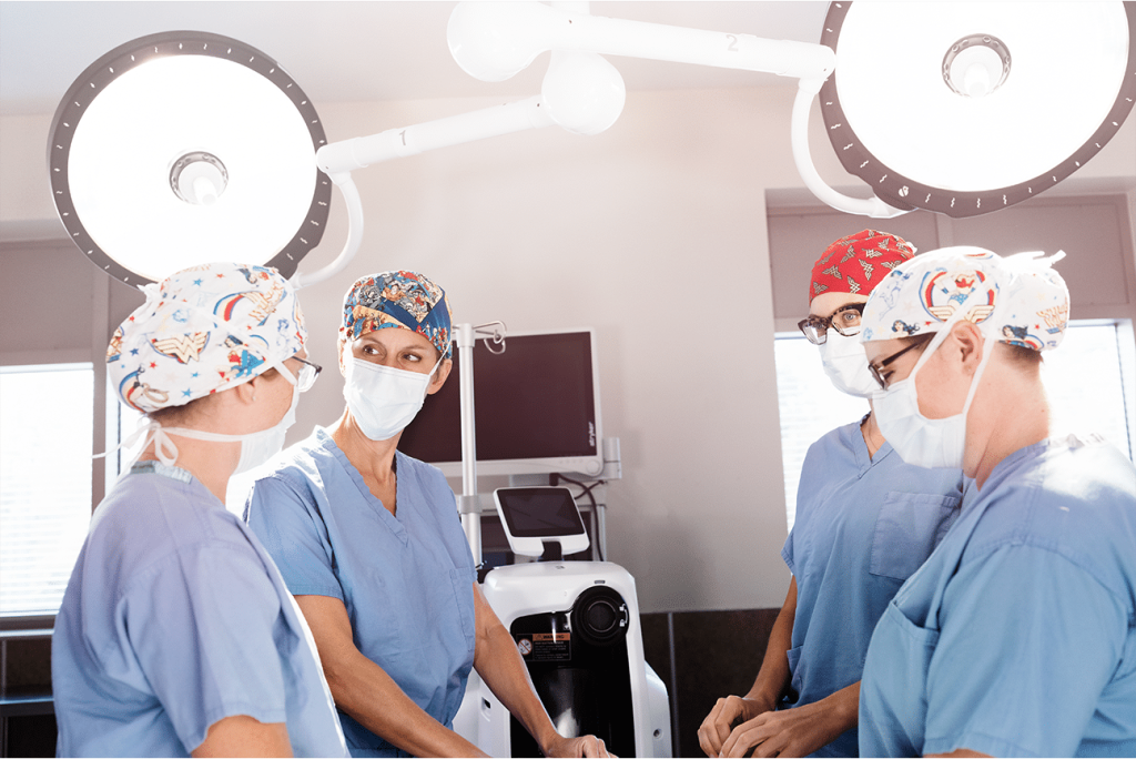 Surgeons in OR at Muskegon Surgical Associates