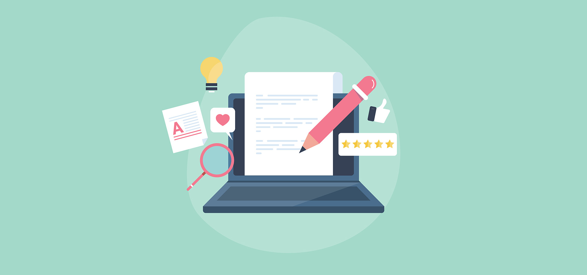 Laptop/Content Infographic