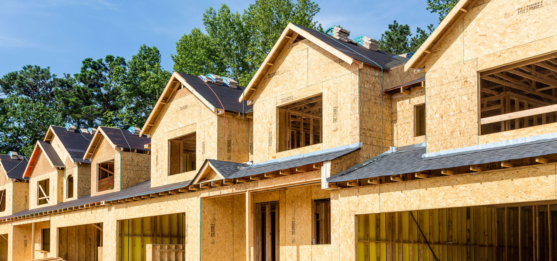 New row house construction